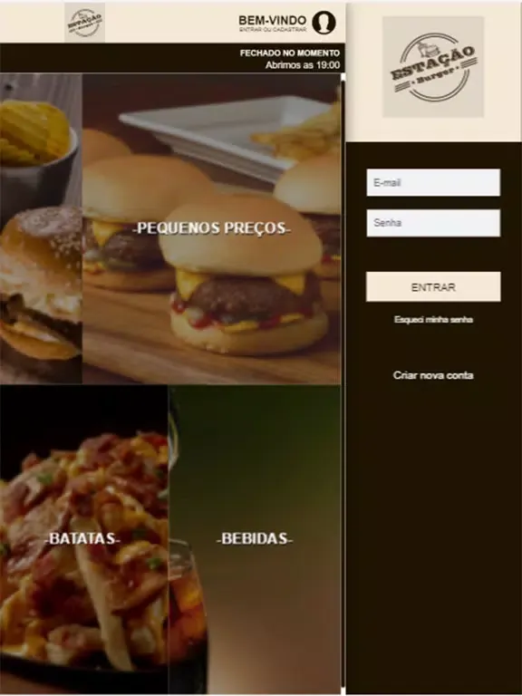 Capturas de tela do Estação Burger iPad 