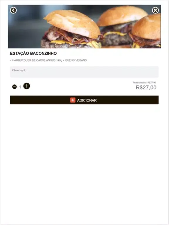 Capturas de tela do Estação Burger iPad 