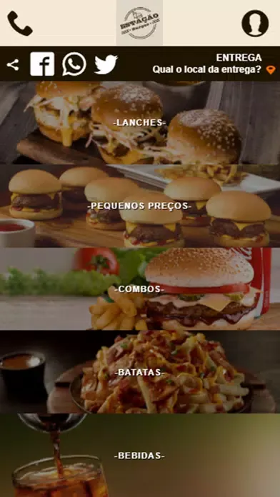 Capturas de tela do Estação Burger