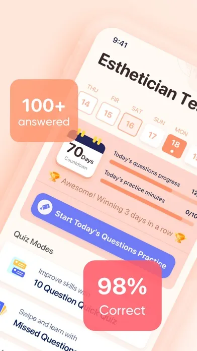 Esthetician Exam Prep: 2024 سکرین شاٹس