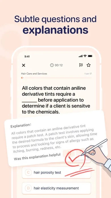 Esthetician Exam Prep: 2024 سکرین شاٹس