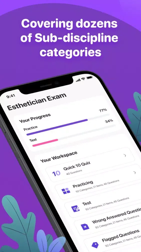 Screenshot di Esthetician Exam Prep Center