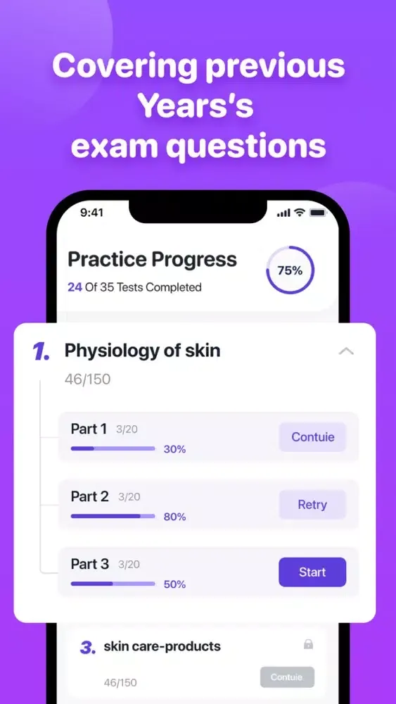 Screenshot di Esthetician Exam Prep Center
