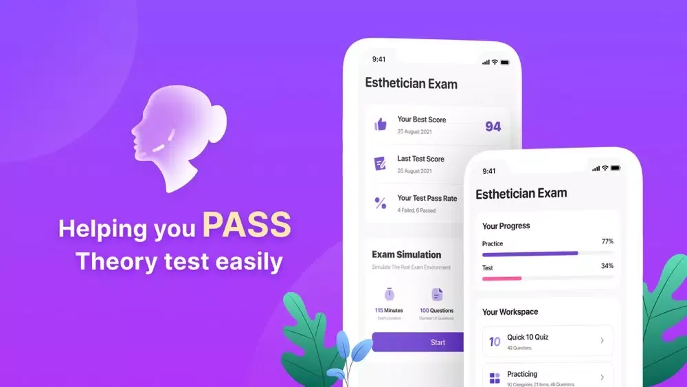 Screenshot di Esthetician Exam Prep Center