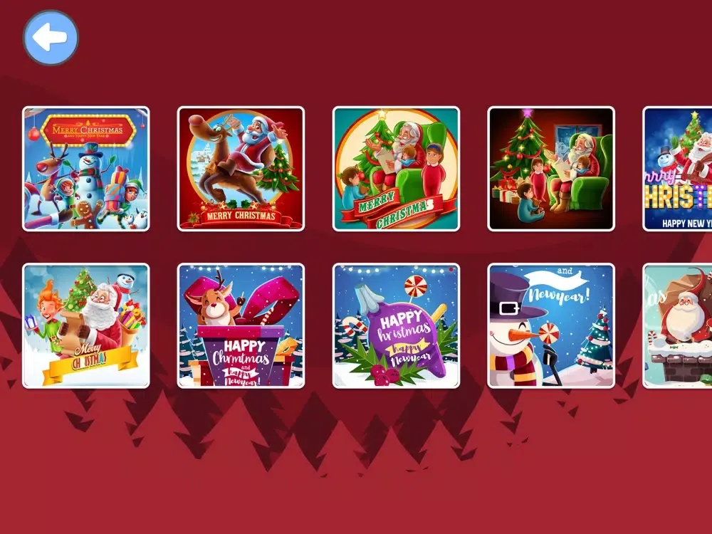 Capturas de tela do Spot It Christmas Holidays Fun iPad 