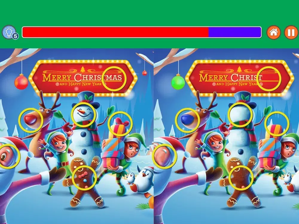 Capturas de tela do Spot It Christmas Holidays Fun iPad 