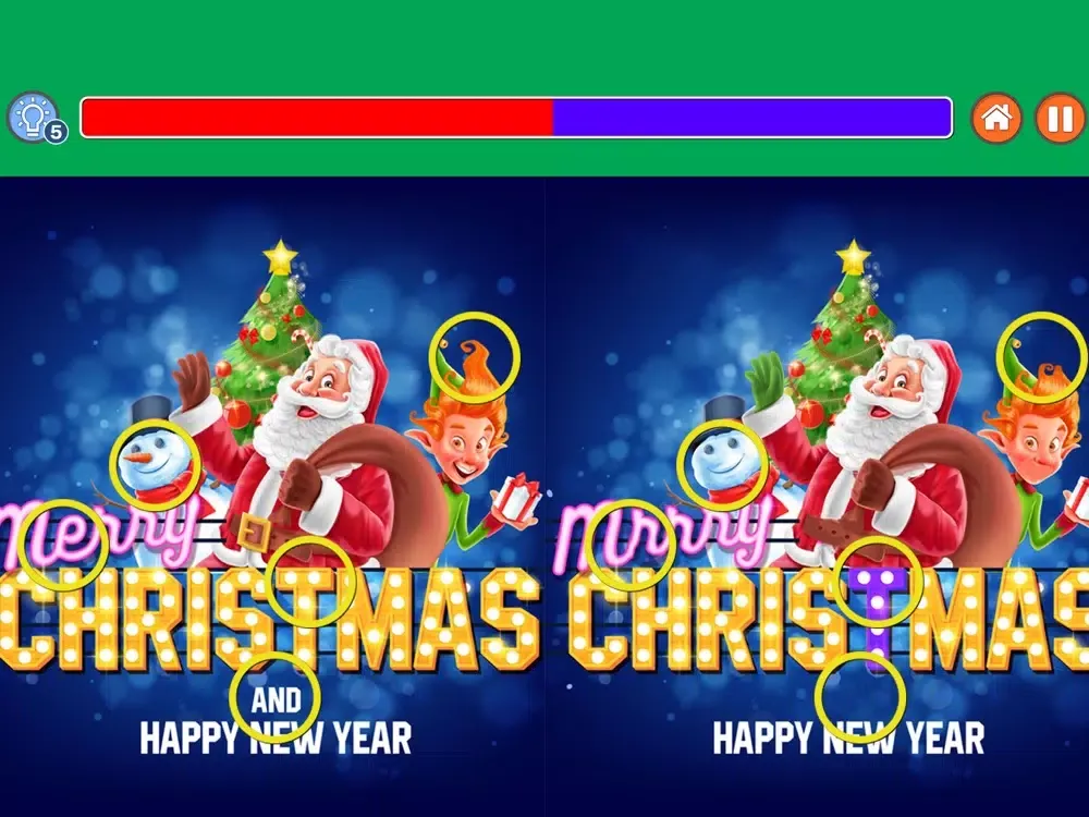 Capturas de tela do Spot It Christmas Holidays Fun iPad 