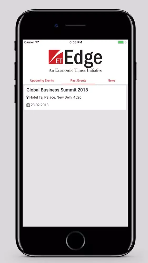 Zrzuty ekranu ET Edge Events