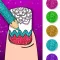 Nail Coloring Book Nail Art