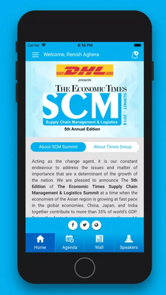 Tangkapan layar ET SCM Summit 2018