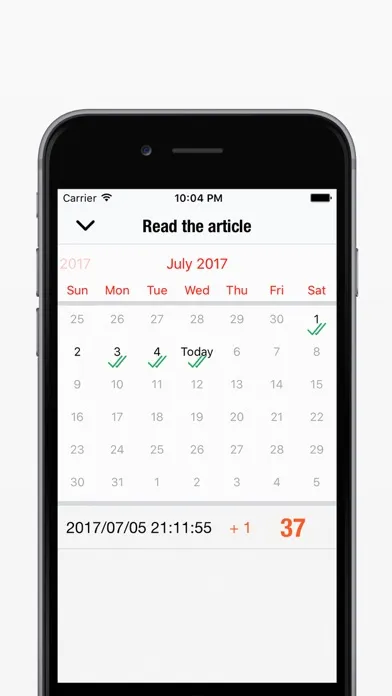 Captures d'écran de Daily Goals Tracker-Good Habit