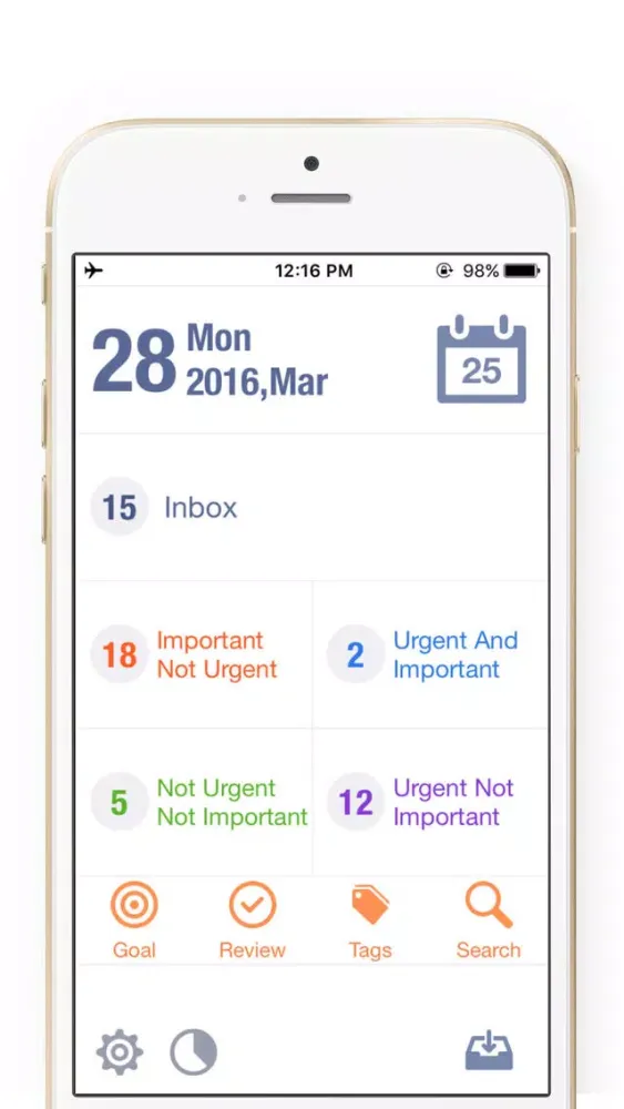 ภาพหน้าจอของ OmniToDo - Priority matrix & Task manager tracker