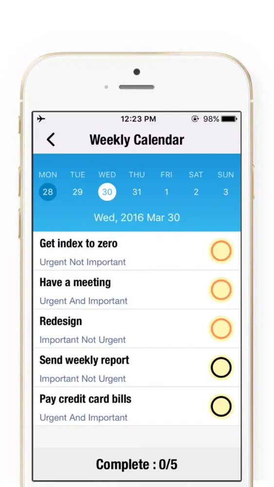 ภาพหน้าจอของ OmniToDo - Priority matrix & Task manager tracker