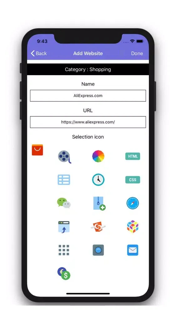 Website URL Search-Web Browser Screenshots