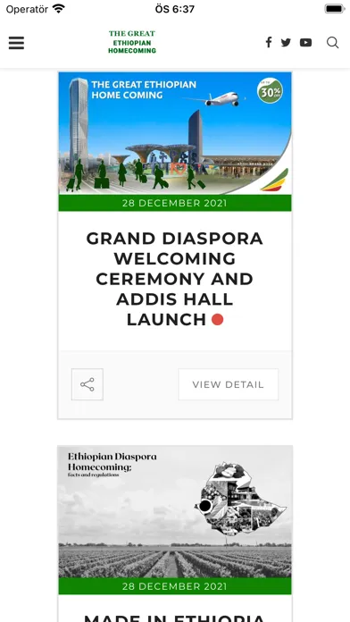Ethiopian Homecoming سکرین شاٹس