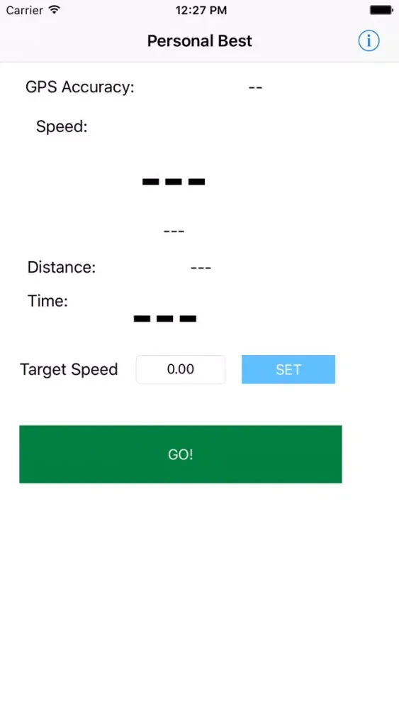 Tangkapan skrin Personal Best