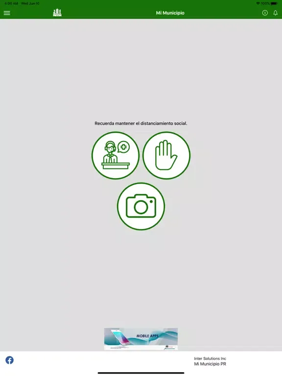 Capturas de tela do Mi Municipio iPad 