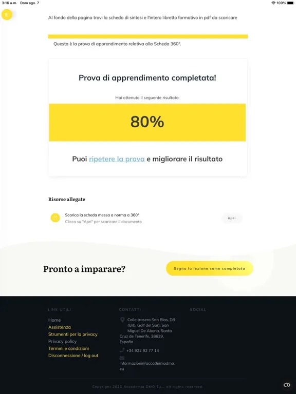 Corsi DMO Plus iPad  스크린샷