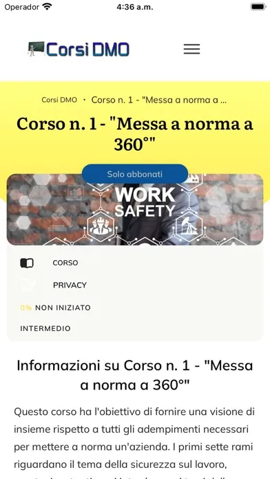 Corsi DMO Plus 스크린샷
