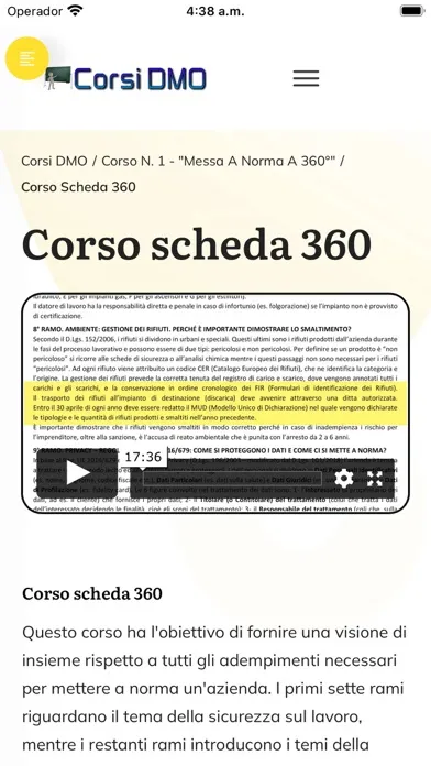 Corsi DMO Plus 스크린샷
