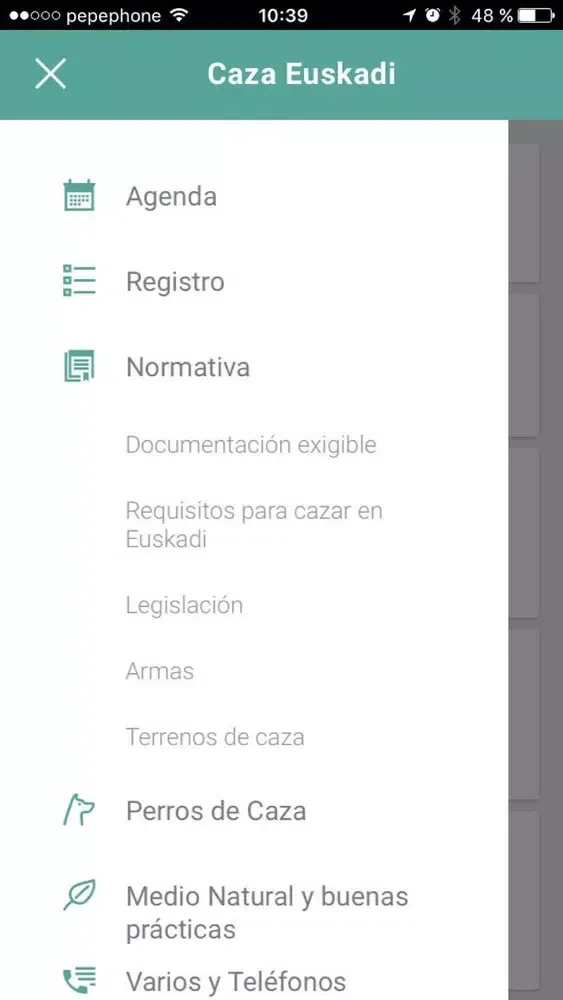 Caza Euskadi应用截图
