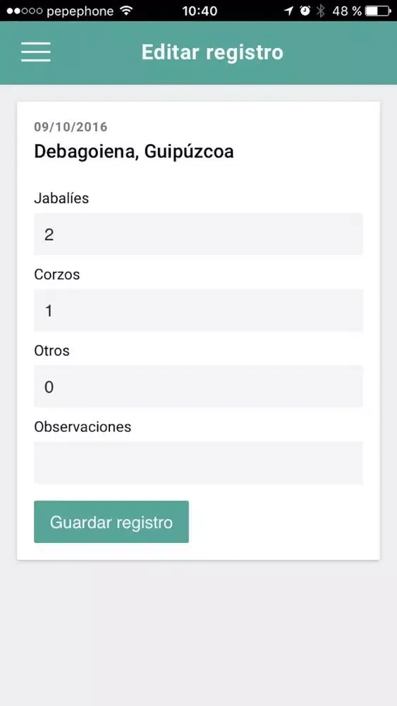 Caza Euskadi应用截图