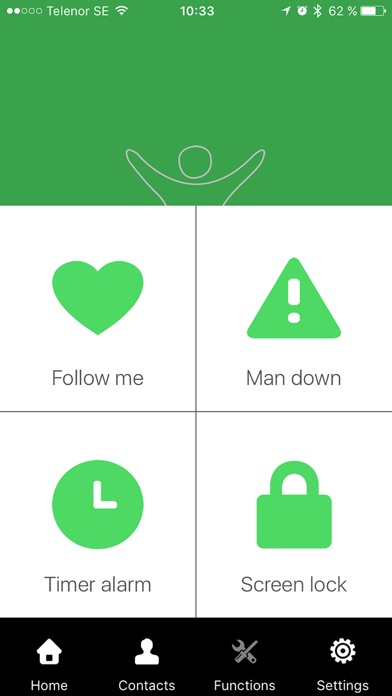 Screenshot di Alerty Personal alarm