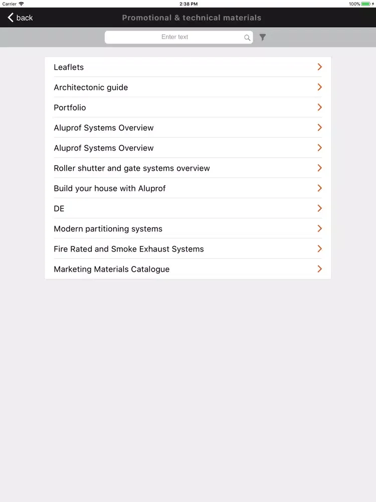 Aluprof Mobile iPad  스크린샷