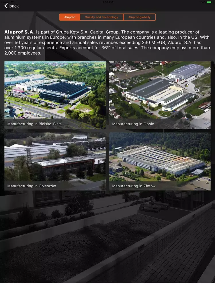 Aluprof Mobile iPad  스크린샷
