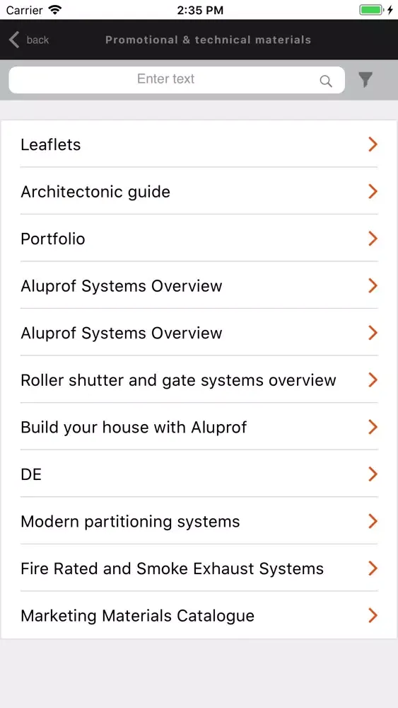 Aluprof Mobile 스크린샷