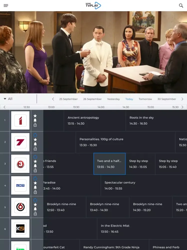 Capturas de tela do TVPlay Home Eesti iPad 