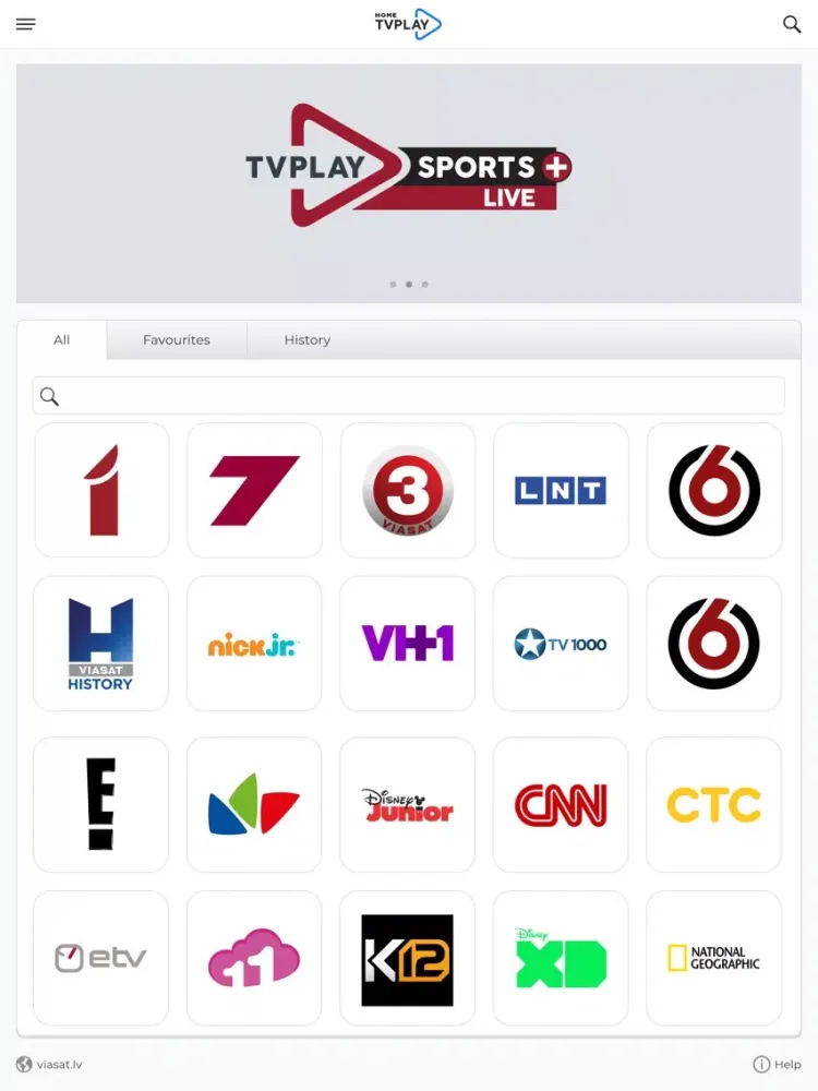 Capturas de tela do TVPlay Home Eesti iPad 