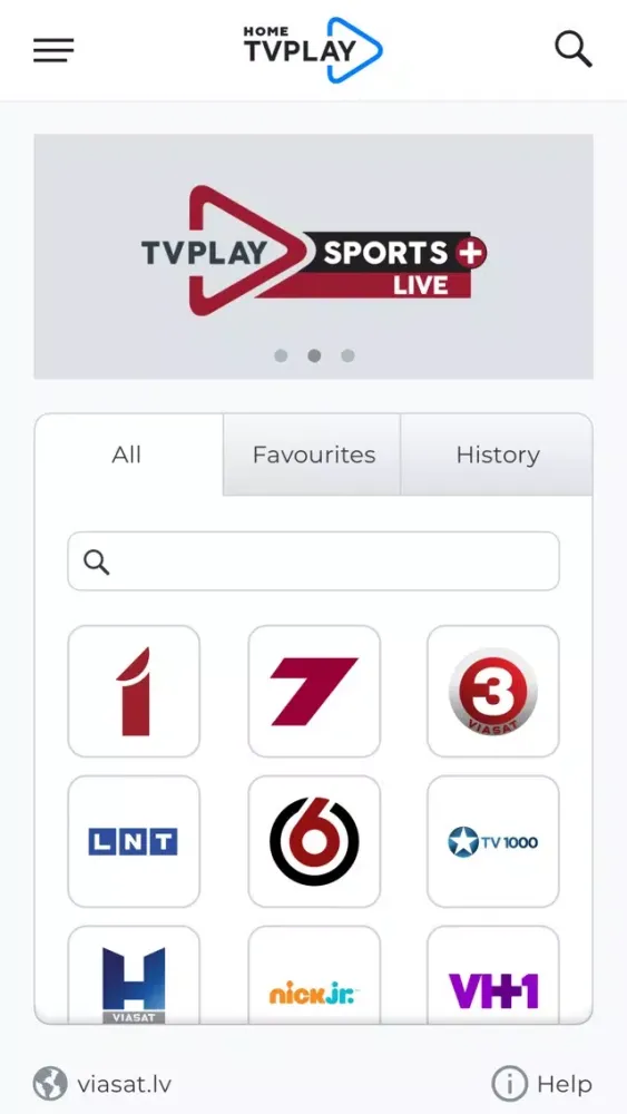Capturas de tela do TVPlay Home Eesti