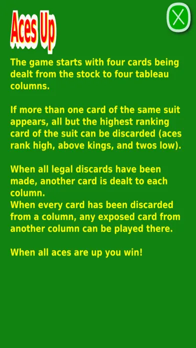 Classic Aces Up Solitaire UN应用截图