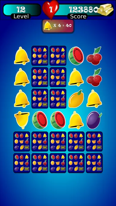 ภาพหน้าจอของ Slot Machine Brain Game