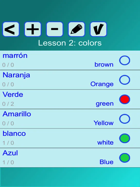 Ảnh chụp màn hình của Woorden ES (Spanish Course) iPad 