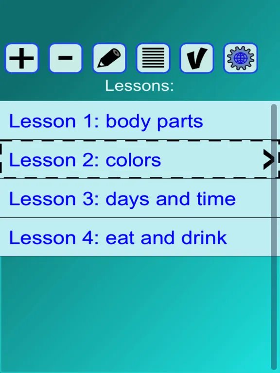 Ảnh chụp màn hình của Woorden ES (Spanish Course) iPad 