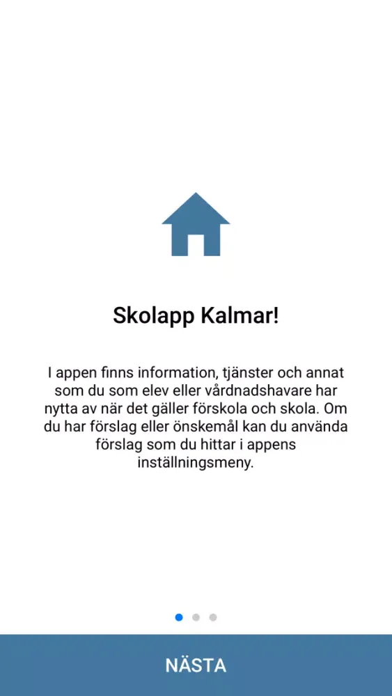 Capturas de tela do Skolapp Kalmar
