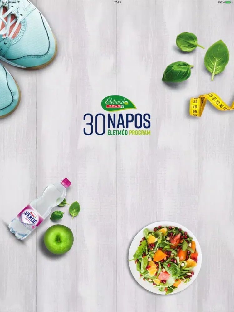 ภาพหน้าจอของ SPAR Életmód iPad 
