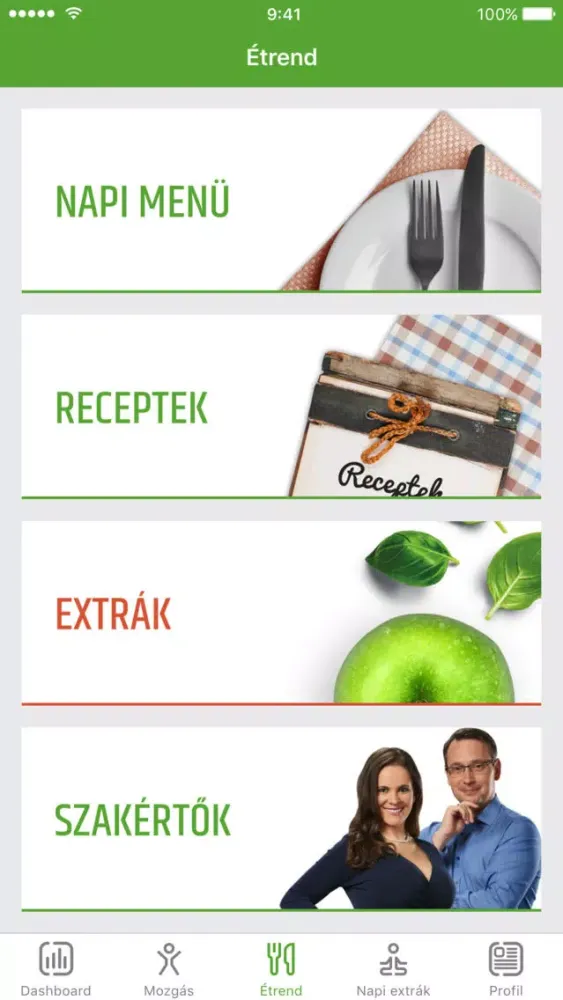 ภาพหน้าจอของ SPAR Életmód