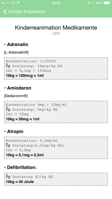 Kinder Anästhesie XS Screenshots