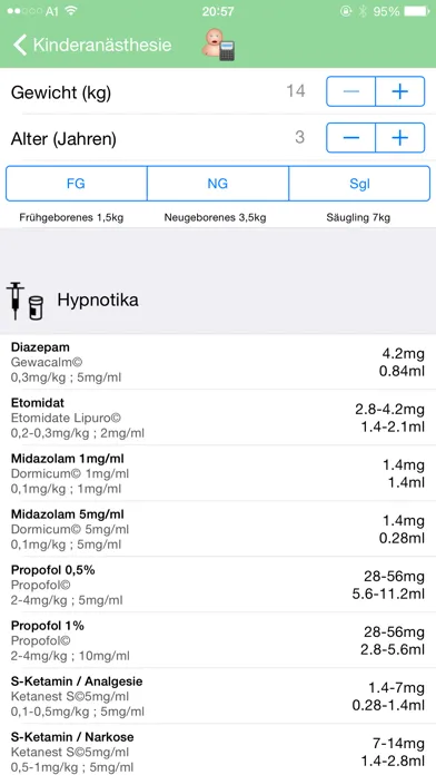 Kinder Anästhesie XS Screenshots