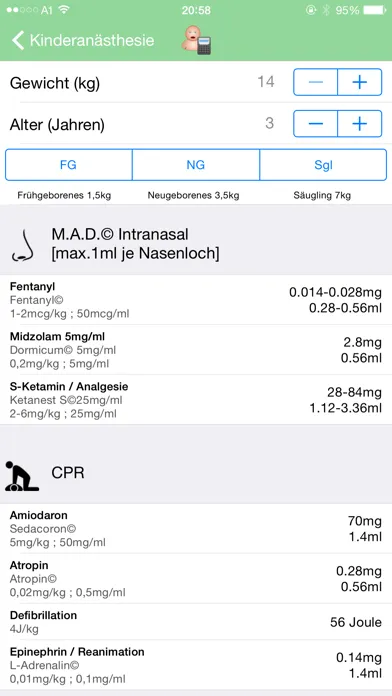 Kinder Anästhesie XS Screenshots