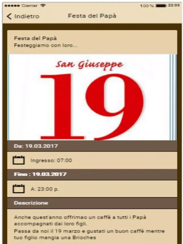 Zrzuty ekranu CAFFUCCINO iPad 