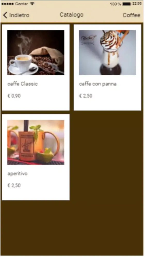 Zrzuty ekranu CAFFUCCINO