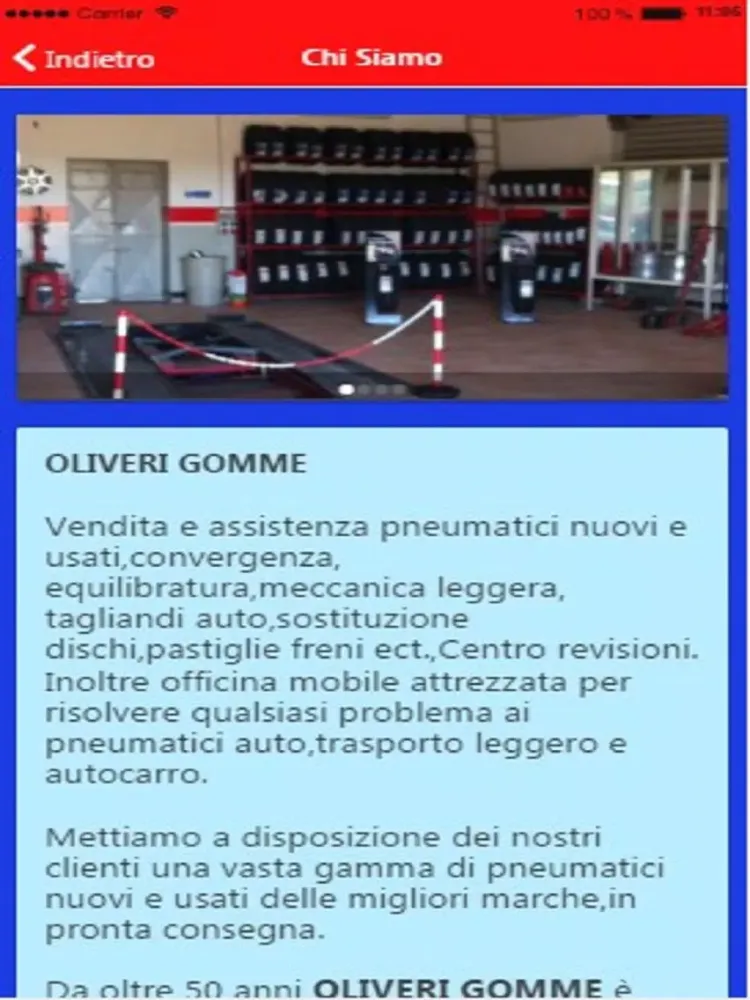OLIVERI GOMME iPad  Ekran Görüntüleri