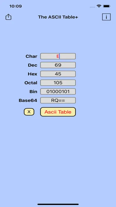 TheAsciiTable Plus Screenshots
