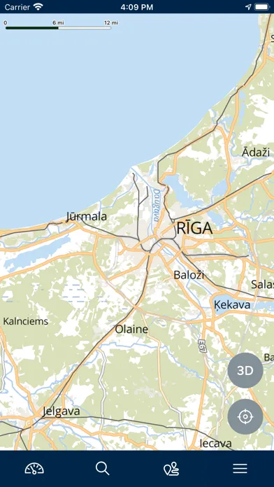 Zrzuty ekranu BalticMaps