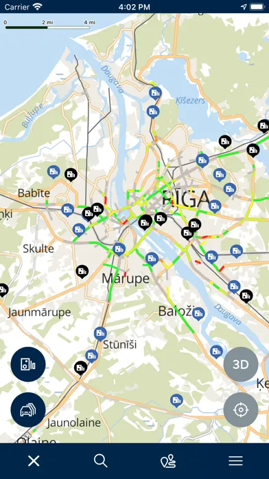 Zrzuty ekranu BalticMaps