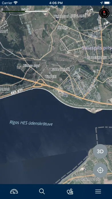 Zrzuty ekranu BalticMaps
